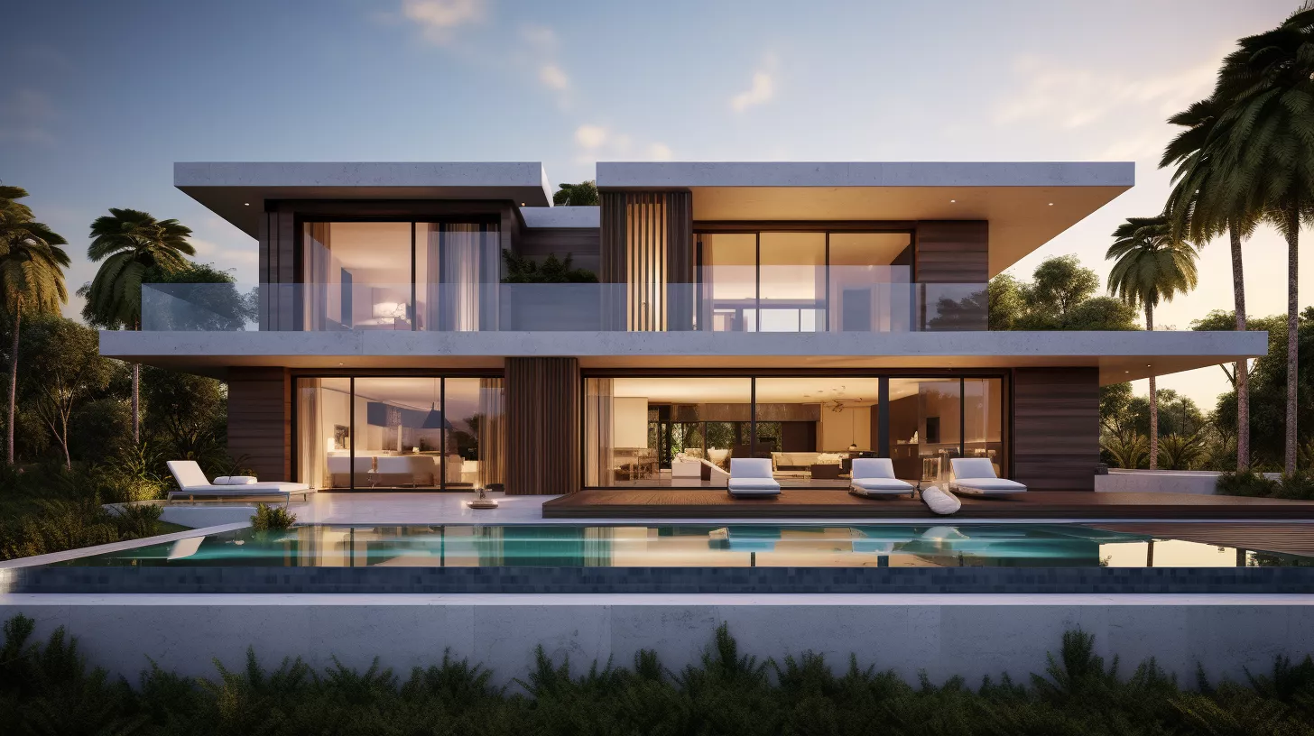 فلل 2025 حيث تلتقي الفخامة الهادئة بالذكاء المعماري والاستدامة